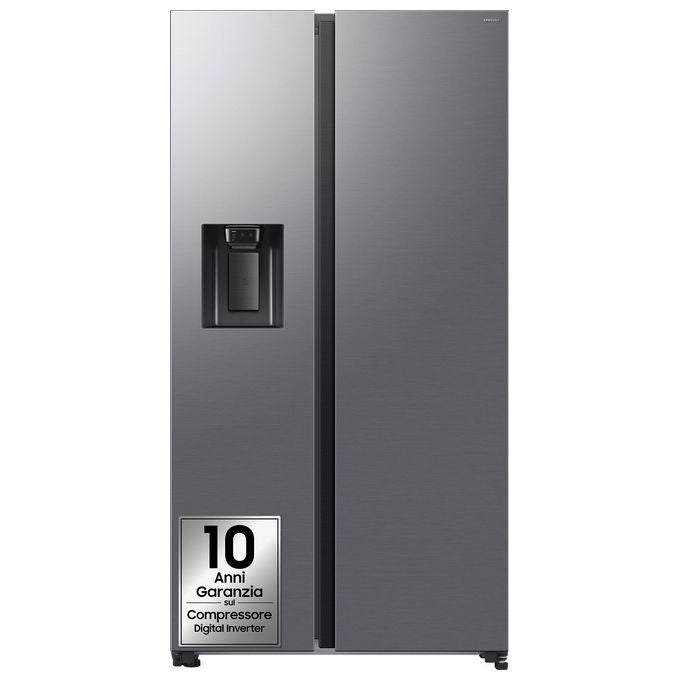 Samsung RS70F65KETEF Frigorifero Side by Side 640 L 178 cm Classe E 36 dB No Frost Dispenser Acqua e Ghiaccio Wi-Fi colore Argento