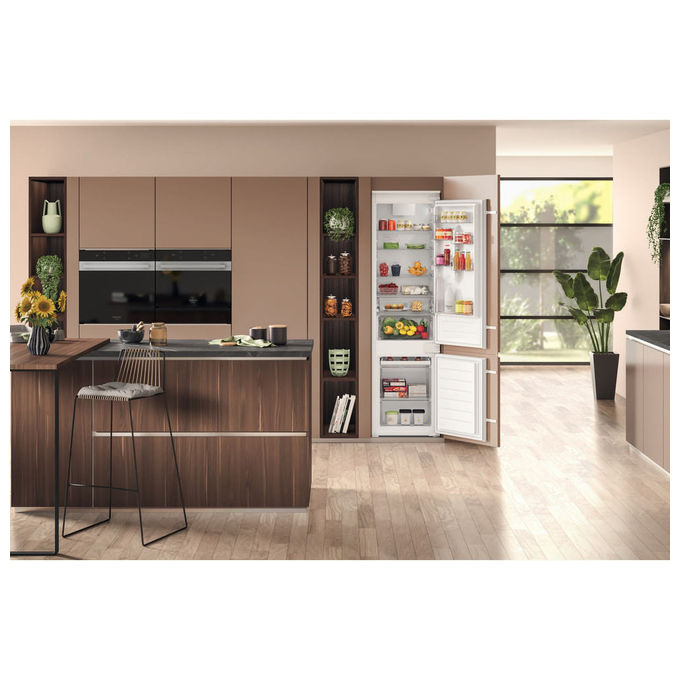 Hotpoint HAC20D011A1 Frigorifero Combinato da Incasso 300 L 193.5 cm Classe E 34 dB Low Frost colore Bianco