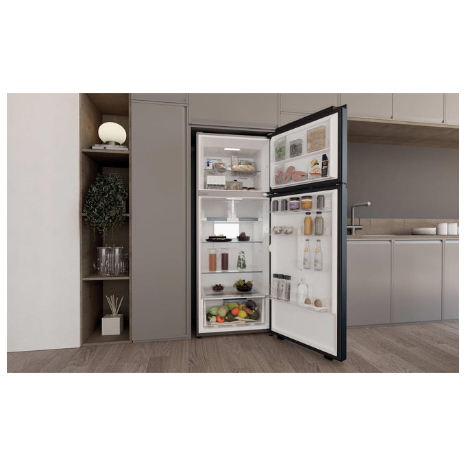 Haier HPR5718ENMB Frigorifero Doppia Porta 464 L 185 cm Classe E 38 dB No Frost Super Cool colore Nero