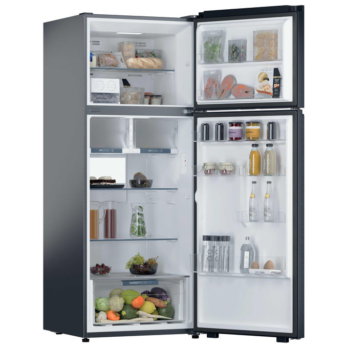 Haier HPR5718ENMB Frigorifero Doppia Porta 464 L 185 cm Classe E 38 dB No Frost Super Cool colore Nero