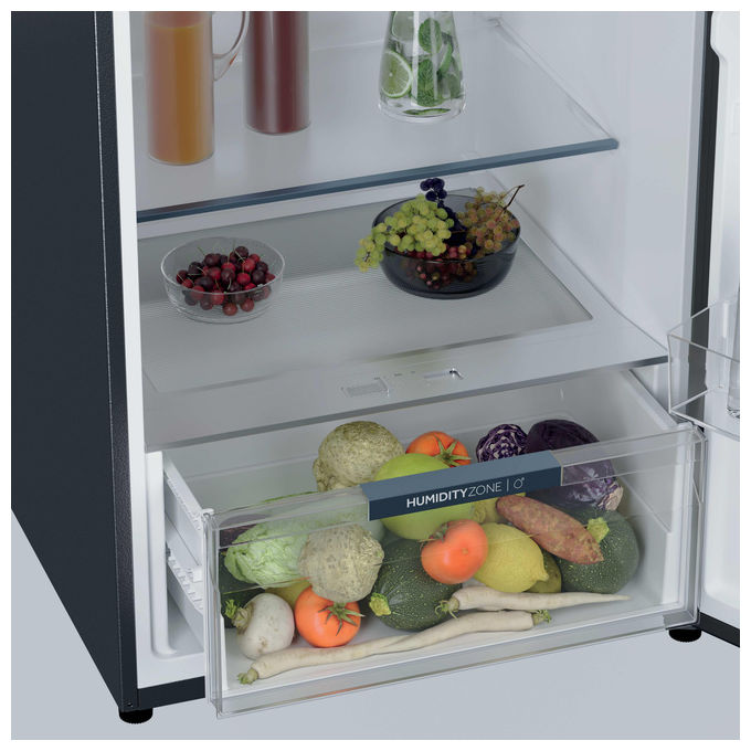 Haier HPR5718ENMB Frigorifero Doppia Porta 464 L 185 cm Classe E 38 dB No Frost Super Cool colore Nero