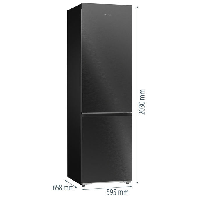 Hisense RB5P410SBFC Frigorifero Combinato Total No Frost 413 L Classe C colore Nero