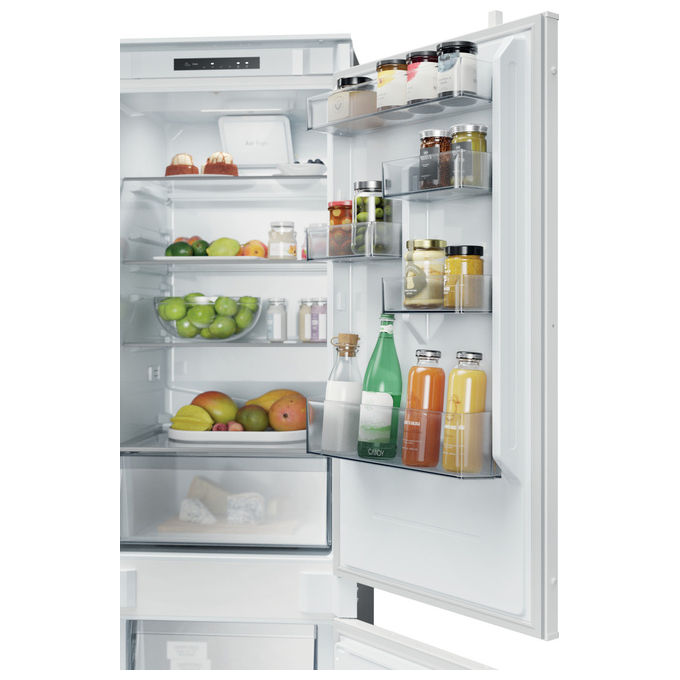 Candy CNBQL3518EV Frigorifero Combinato da Incasso 268 L 177 cm Classe E 35 dB Low Frost Ventilato colore Bianco
