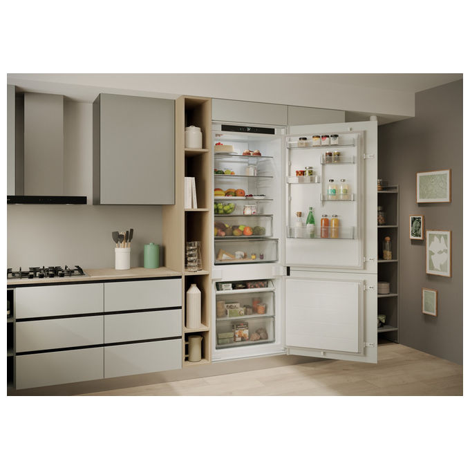 Candy CNBQT3719EW Fresco Frigorifero Combinato da Incasso 382 L 193,5 cm Classe E 33 dB Total No Frost Wi-Fi colore Bianco