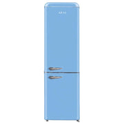 Akai CLASS301KBL Vintage Frigorifero Combinato 265 L 184 cm Classe E 41 dB Statico colore Azzurro