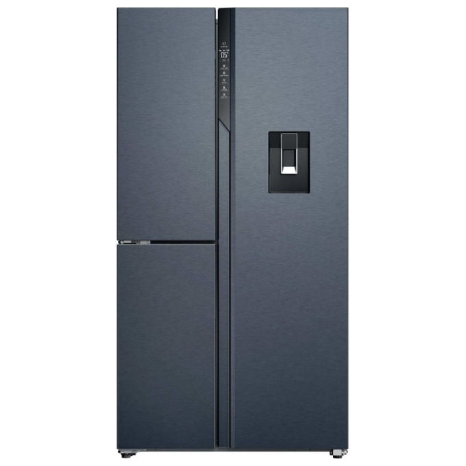Haier HSPR79F18EWMB Frigorifero Side by Side 573 L 177 cm Classe E No Frost Dispenser Acqua e Ghiaccio 37 dB colore Nero