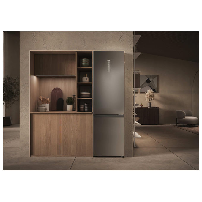 Haier HDPW3620DNPK Serie 3 PRO Frigorifero Combinato 406 L 205 cm Classe D 35 dB No Frost WiFi colore Argento