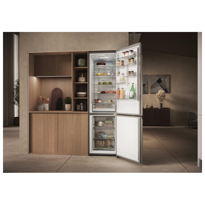 Haier HDPW3620DNPK Serie 3 PRO Frigorifero Combinato 406 L 205 cm Classe D 35 dB No Frost WiFi colore Argento