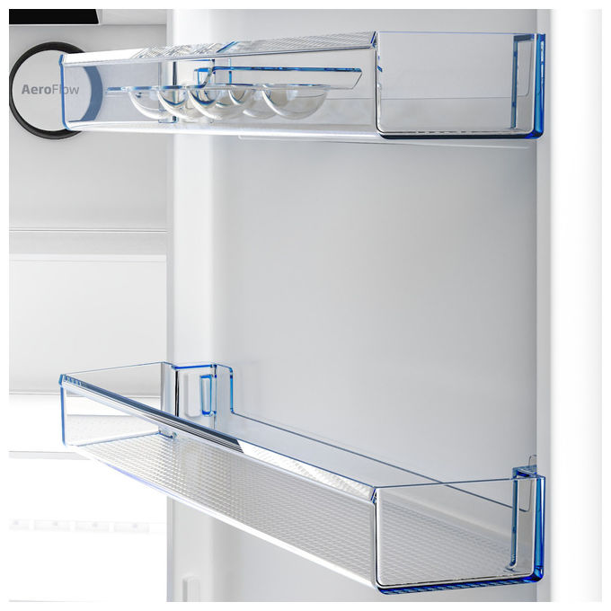 Beko B5EUNA406HXB Frigorifero Combinato 355 L 203 cm Classe C 35 dB Total No Frost Multi-Airflow colore Metallico