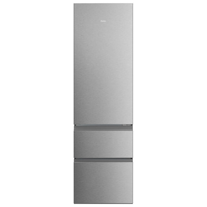 Haier HTR3620CNMG 3D 60 Series 3 Pro Frigorifero Combinato 414 L 205 cm Classe C 35 dB Total No Frost colore Argento