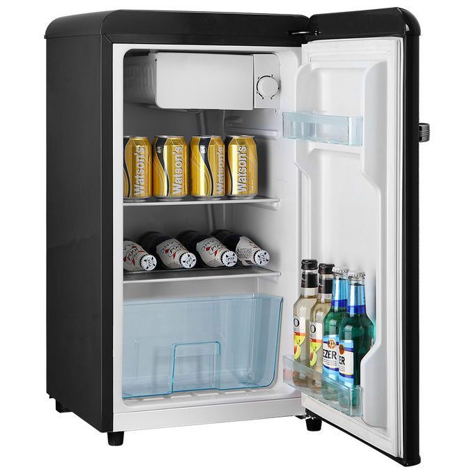 Melchioni 118700260 Siberia 45 Minifrigo Vintage 45 L 58 cm Classe E 45 dB Compressore colore Nero