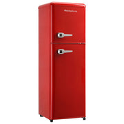 Melchioni Family SIBERIA85-ROSSO Frigorifero Doppia Porta 85 L 113 cm Classe E 45 dB Statico Vintage (113x42x42 cm) colore Rosso