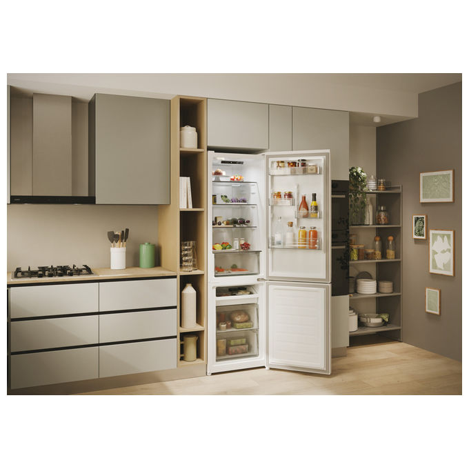 Candy CNCQ2T518EW City Fresco 300 Frigorifero Combinato 279 L 182 cm Classe E 38 dB No Frost colore Bianco