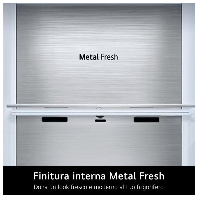 LG GBBS726CEV Frigorifero Combinato 375 L Classe C Total No Frost Essence Black Steel (203x60x67 cm)