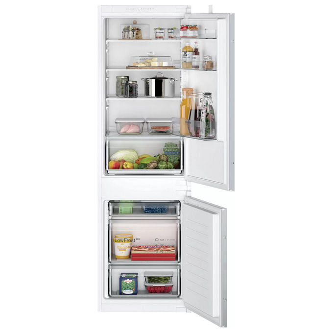 Siemens KI86VNSE0 iQ100 Frigorifero Combinato da Incasso 267 L 177 cm Classe E 35 dB lowFrost colore Bianco