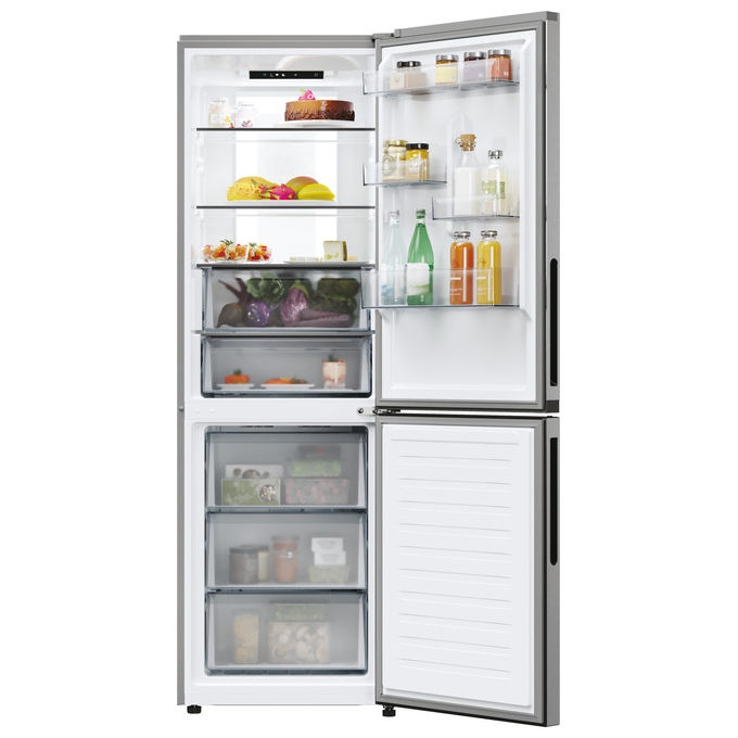 Candy CNCQ4T618EX Frigorifero Combinato 355 L Classe E 185 cm Acciaio inox colore Acciaio inox