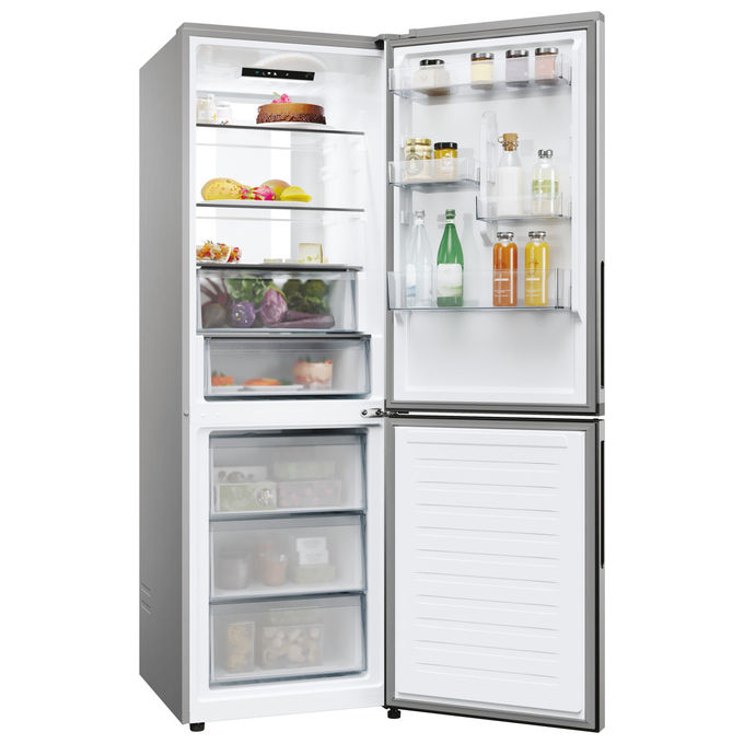 Candy CNCQ4T618EX Frigorifero Combinato 355 L Classe E 185 cm Acciaio inox colore Acciaio inox