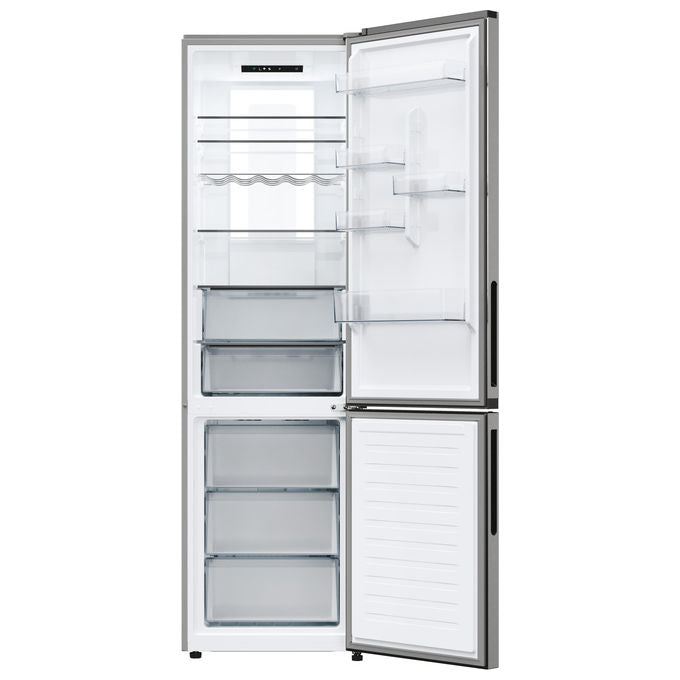 Candy CNCQ4T620EX Frigorifero Combinato 409 L No Frost 205 cm Classe E Acciaio Inox colore Acciaio inox