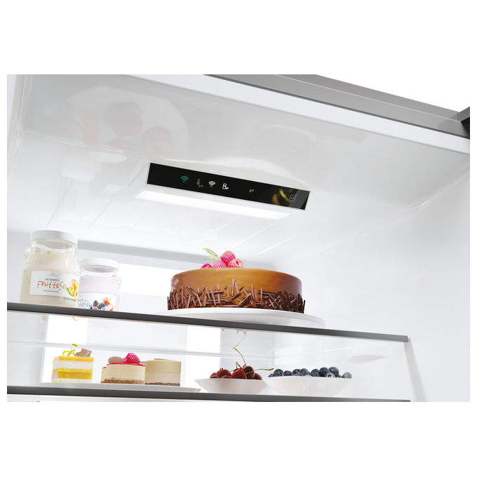 Candy CNCQ4T620EX Frigorifero Combinato 409 L No Frost 205 cm Classe E Acciaio Inox colore Acciaio inox