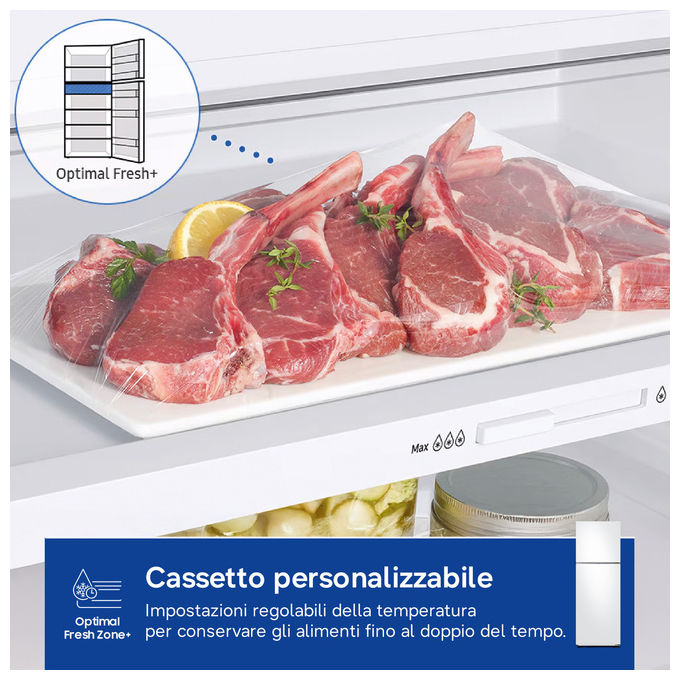 Samsung RT31CG5624WW Frigorifero Libera Installazione Doppia Porta 305 L No Frost Bianco