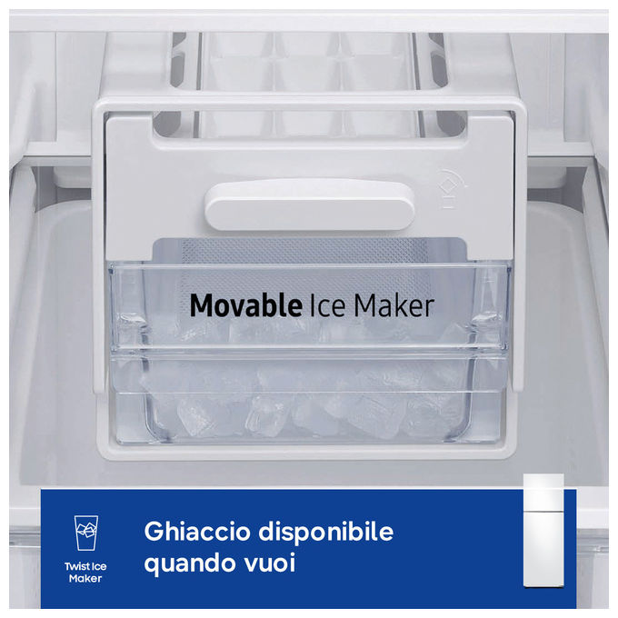 Samsung RT31CG5624WW Frigorifero Libera Installazione Doppia Porta 305 L No Frost Bianco