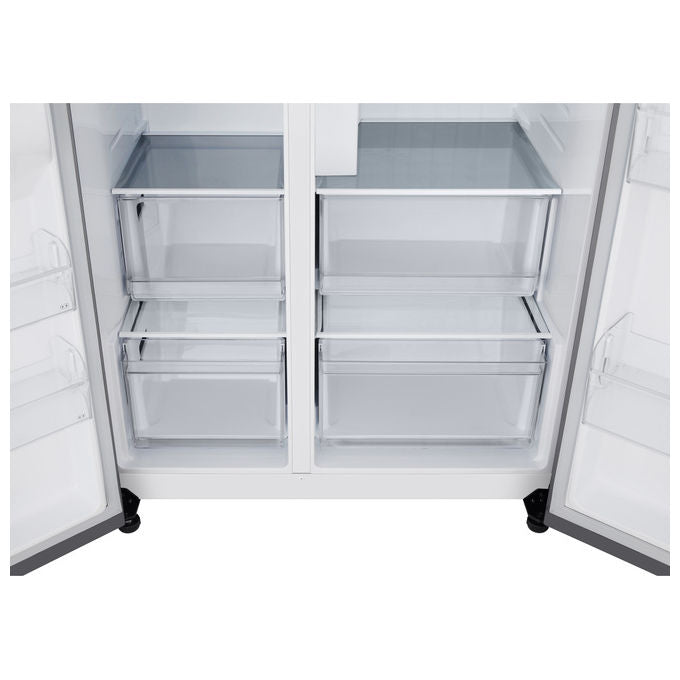 LG GSLC40PYPE Frigorifero Side-by-Side 638L Classe E Dispenser Linear Cooling Prime Silver (179x91x73 cm)