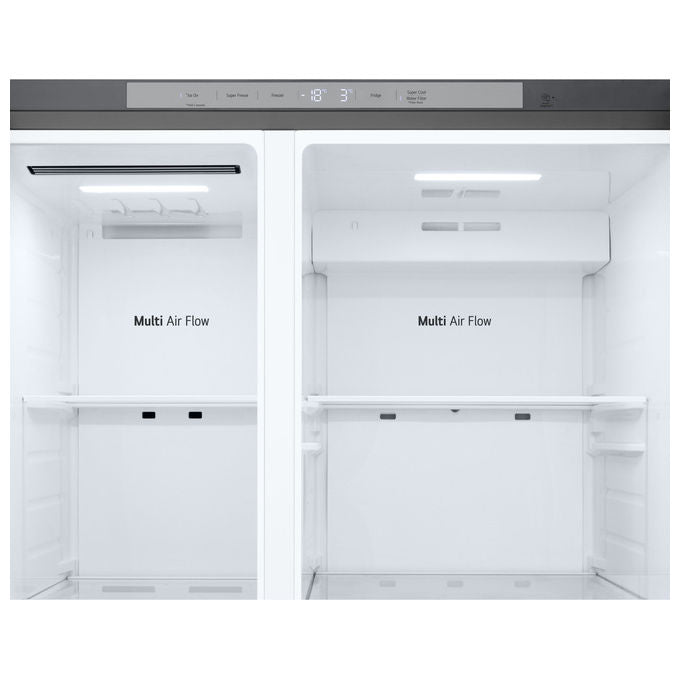 LG GSLC40PYPE Frigorifero Side-by-Side 638L Classe E Dispenser Linear Cooling Prime Silver (179x91x73 cm)