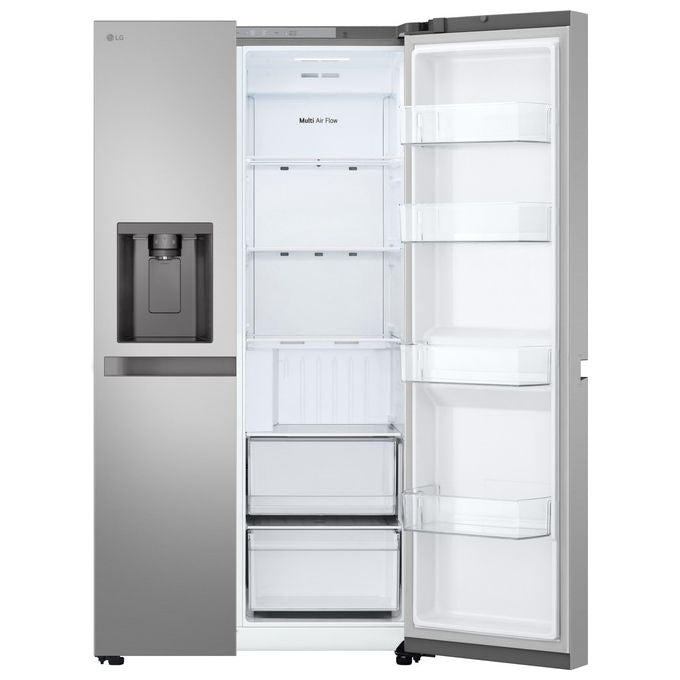 LG GSLC40PYPE Frigorifero Side-by-Side 638L Classe E Dispenser Linear Cooling Prime Silver (179x91x73 cm)