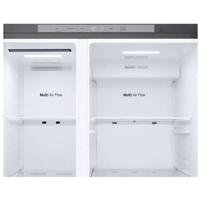 LG GSLC40PYPE Frigorifero Side-by-Side 638L Classe E Dispenser Linear Cooling Prime Silver (179x91x73 cm)
