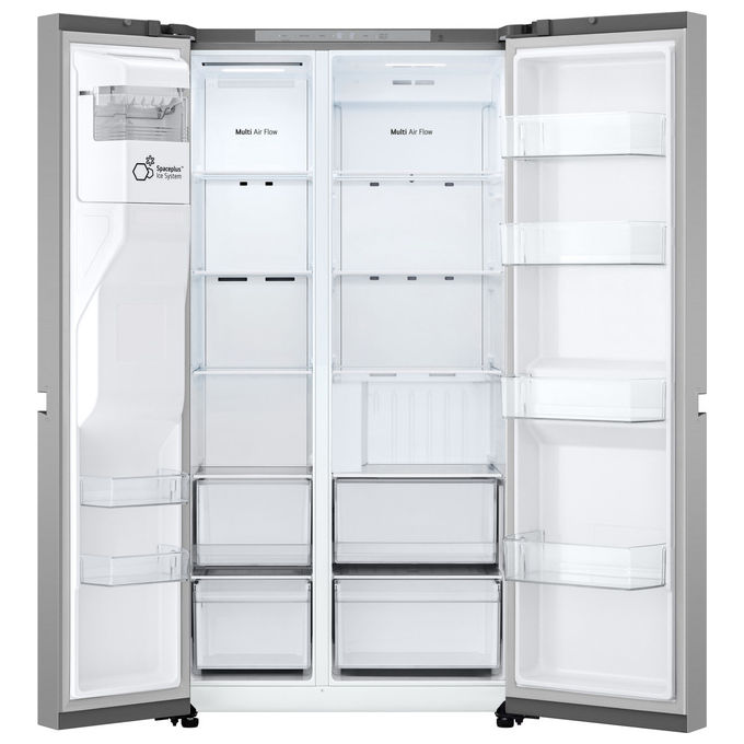 LG GSLC40PYPE Frigorifero Side-by-Side 638L Classe E Dispenser Linear Cooling Prime Silver (179x91x73 cm)