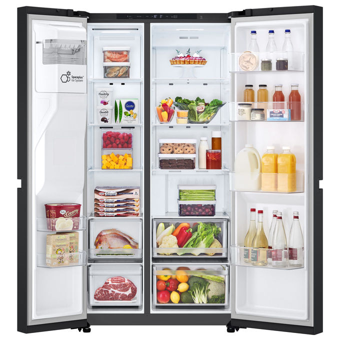 LG GSLC40EPPE Frigorifero Americano Side by Side 638 L 179 cm Classe E 36 dB Total No Frost Dispenser colore Nero