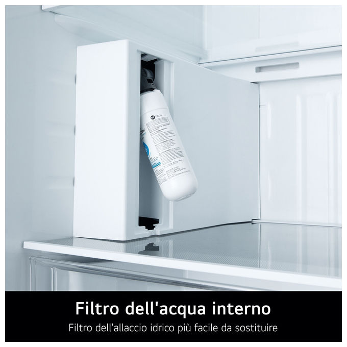 LG GSLC40EPPE Frigorifero Americano Side by Side 638 L 179 cm Classe E 36 dB Total No Frost Dispenser colore Nero
