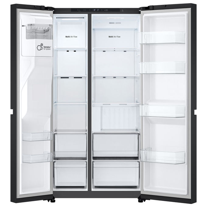 LG GSLC40EPPE Frigorifero Americano Side by Side 638 L 179 cm Classe E 36 dB Total No Frost Dispenser colore Nero