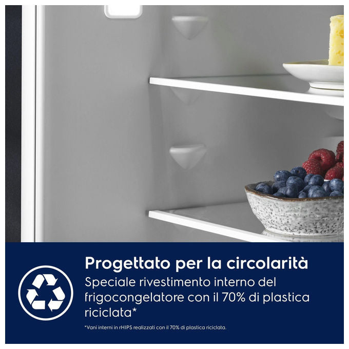 Electrolux LNA6LE18S Frigorifero Combinato da Incasso Low Frost Classe E 271 L Bianco