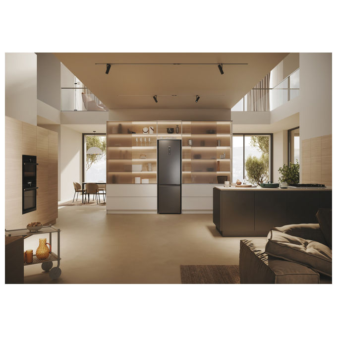 Haier HDPW5620BNPD Serie 5 Pro Frigorifero Combinato 409 L 205 cm Classe B No Frost 35 dB Wi-Fi Zona Fresca colore Antracite