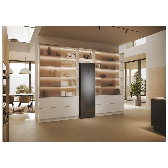 Haier HDPW5620BNPD Serie 5 Pro Frigorifero Combinato 409 L 205 cm Classe B No Frost 35 dB Wi-Fi Zona Fresca colore Antracite