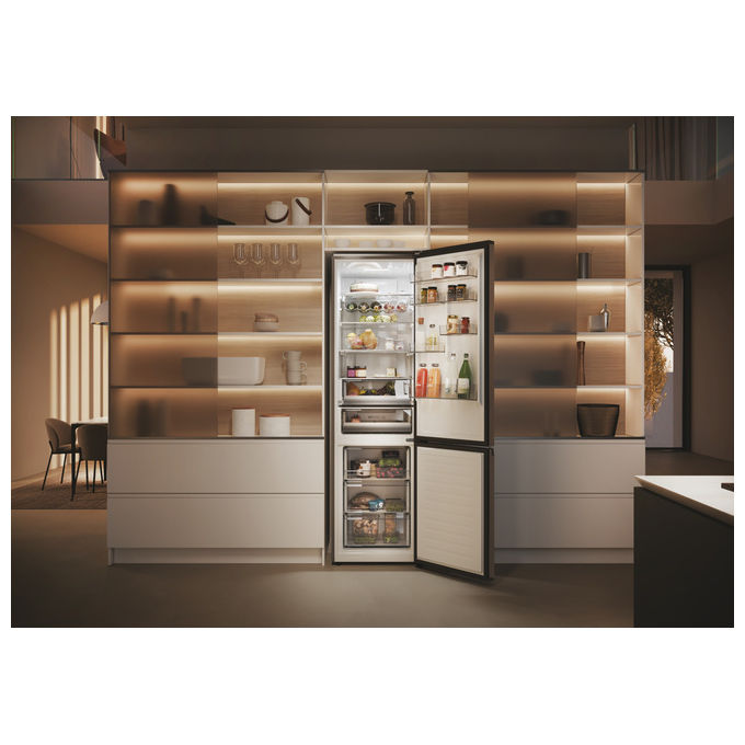 Haier HDPW5620BNPD Serie 5 Pro Frigorifero Combinato 409 L 205 cm Classe B No Frost 35 dB Wi-Fi Zona Fresca colore Antracite