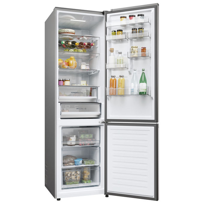 Haier HDPW5620BNPD Serie 5 Pro Frigorifero Combinato 409 L 205 cm Classe B No Frost 35 dB Wi-Fi Zona Fresca colore Antracite