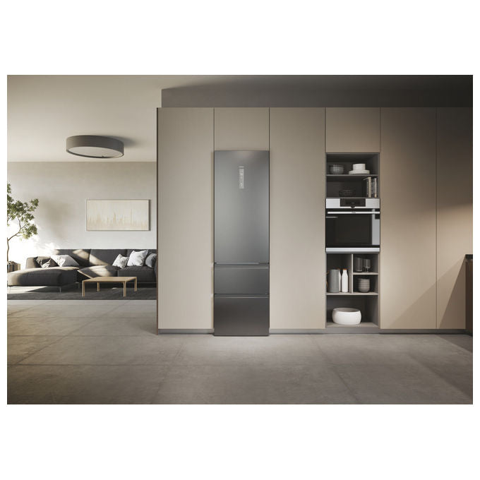 Haier HTW 3618DNMG Frigorifero Combinato 360 L Classe D Acciaio Inox (185x59.5x67) colore Acciaio Inox