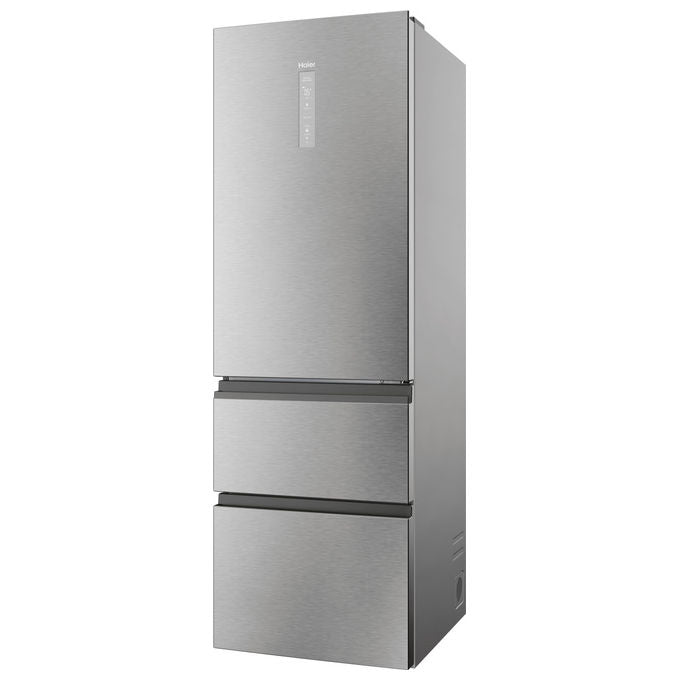 Haier HTW 3618DNMG Frigorifero Combinato 360 L Classe D Acciaio Inox (185x59.5x67) colore Acciaio Inox