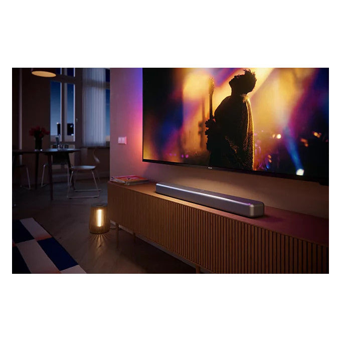 Philips TAB5201-10 Soundbar 2.0 canali 80 W Bluetooth 5.4 HDMI ARC DTS Virtual:X Dolby Digital Plus colore Nero