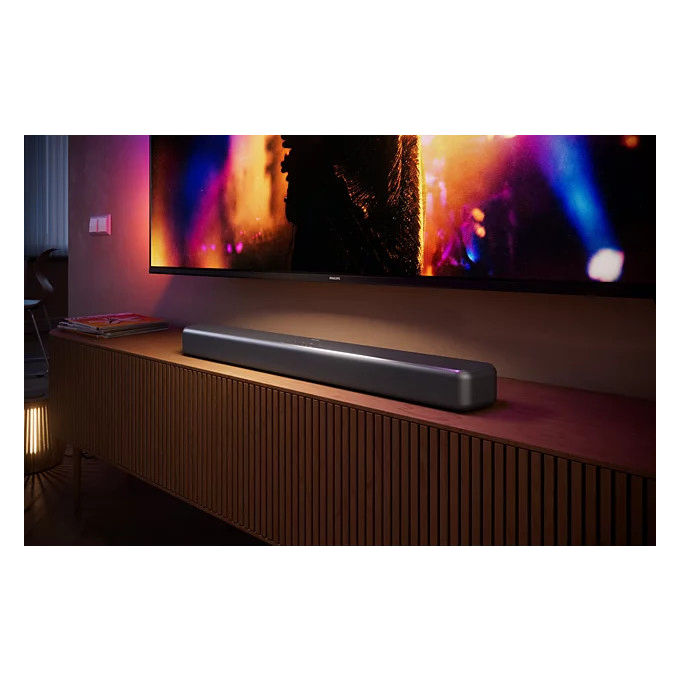 Philips TAB5201-10 Soundbar 2.0 canali 80 W Bluetooth 5.4 HDMI ARC DTS Virtual:X Dolby Digital Plus colore Nero