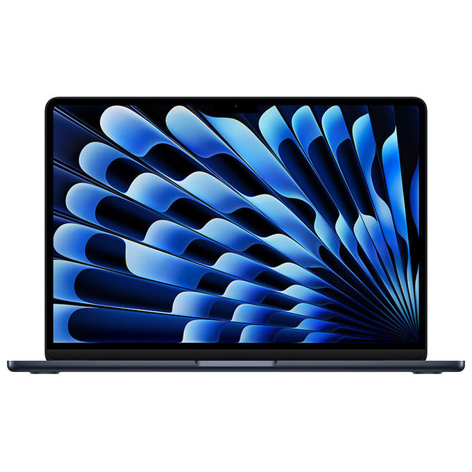 Apple MacBook Air 13.6'' Chip M4 10 core CPU 8 core GPU 16GB 256GB SSD macOS Sequoia colore Mezzanotte