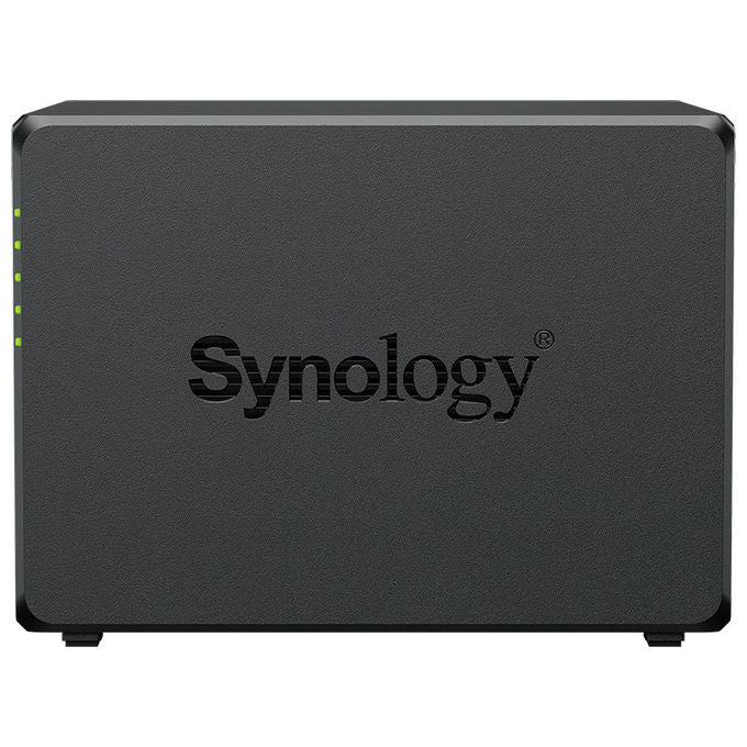 Synology DS925+ NAS 4 Bay AMD Ryzen V1500B 4 GB DDR4 ECC 2x2.5GbE 2xUSB 2xM.2 NVMe espandibile a 9 Bay colore Nero