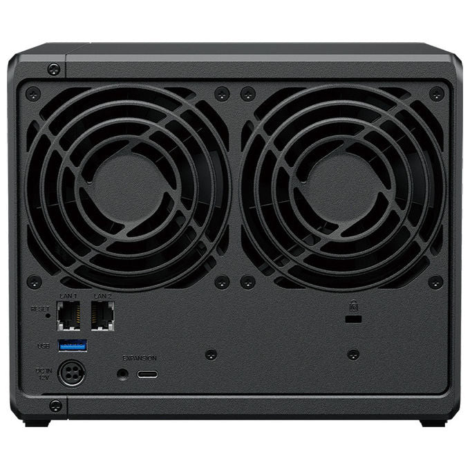 Synology DS925+ NAS 4 Bay AMD Ryzen V1500B 4 GB DDR4 ECC 2x2.5GbE 2xUSB 2xM.2 NVMe espandibile a 9 Bay colore Nero