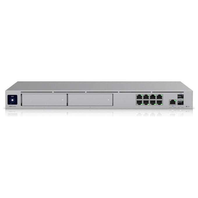 Ubiquiti UDM-PRO-MAX UniFi Dream Machine Pro Max Router Gestito 9 porte RJ-45 2 SFP+ 2.5G Ethernet 128GB SSD Rack 1U colore Grigio