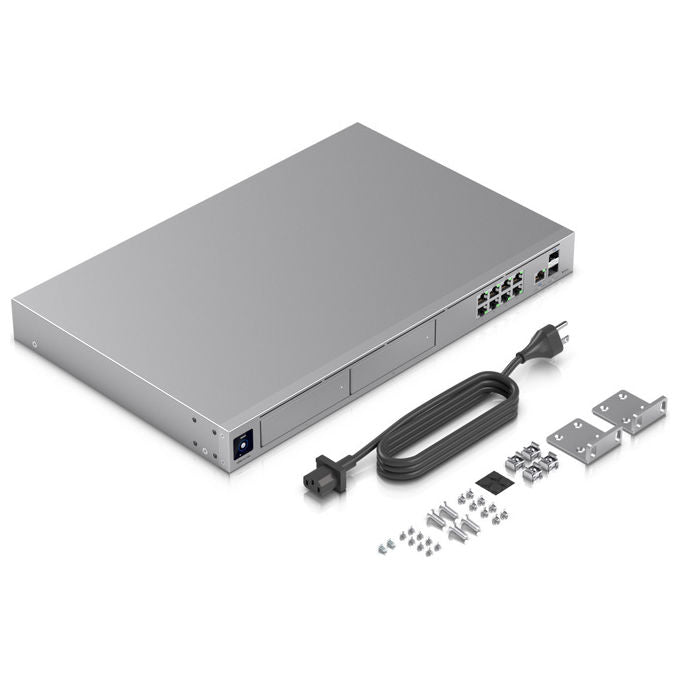 Ubiquiti UDM-PRO-MAX UniFi Dream Machine Pro Max Router Gestito 9 porte RJ-45 2 SFP+ 2.5G Ethernet 128GB SSD Rack 1U colore Grigio