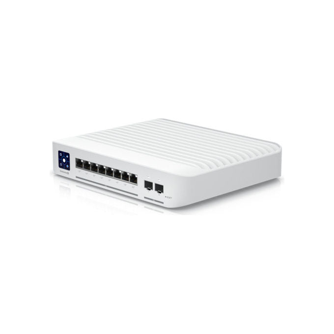 Ubiquiti USW-ENTERPRISE-8-POE-EU UniFi Switch Gestito L3 8 Porte 2.5G Ethernet PoE+ 120W 2 Slot SFP+ colore Acciaio Inox