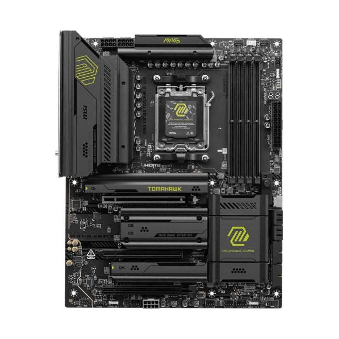 MSI 7E59-004R MAG X870E TOMAHAWK WIFI Scheda Madre ATX AM5 DDR5 PCIe 5.0 x16 4x M.2 Gen5 Wi-Fi 7 LAN 5G colore Nero