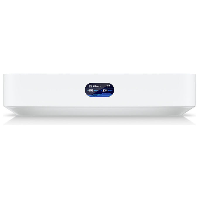 Ubiquiti UCG-MAX-EU Cloud Gateway Max Router Controller di Rete 4 Porte Ethernet LAN 1000 Mbit-s 512 GB SSD 3072 MB DDR4 colore Bianco